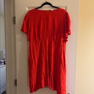 Old Navy Vibrant Red Mini Dress